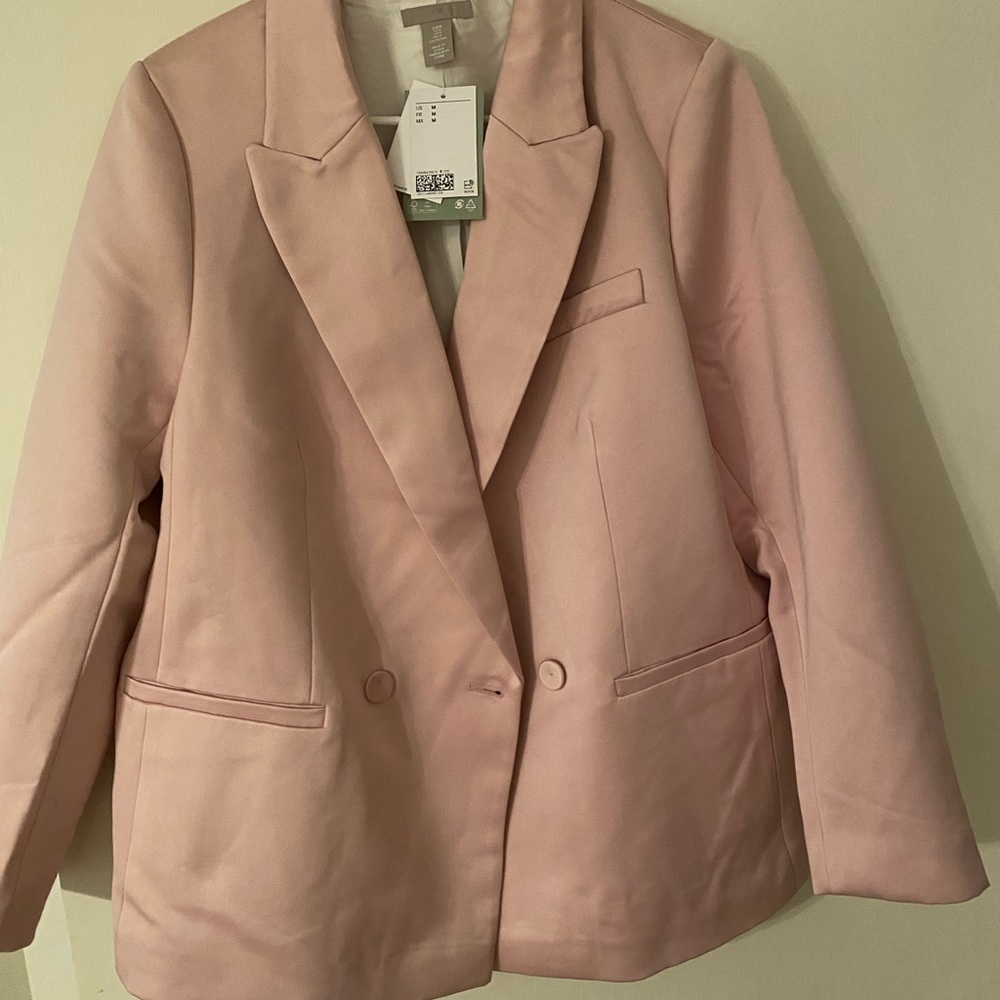 Oversized Double-breasted Blazer - Picture 4 of 4